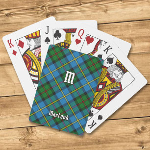 Clan MacLeod Hunting Tartan Poker Cards