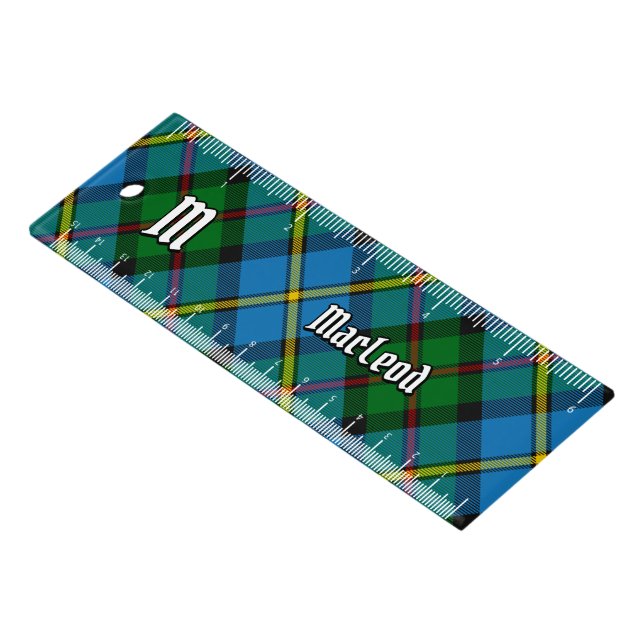 Clan MacLeod Hunting Tartan Ruler (Angled)