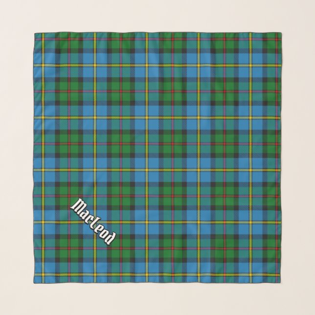 Clan MacLeod Hunting Tartan Scarf (Front (Horizontal))