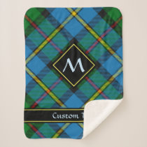 Clan MacLeod Hunting Tartan Sherpa Blanket