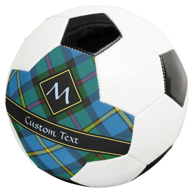 Clan MacLeod Hunting Tartan Soccer Ball (Three Quarter)