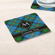 Clan MacLeod Hunting Tartan Square Paper Coaster