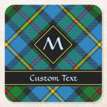 Clan MacLeod Hunting Tartan Square Paper Coaster