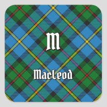 Clan MacLeod Hunting Tartan Square Sticker