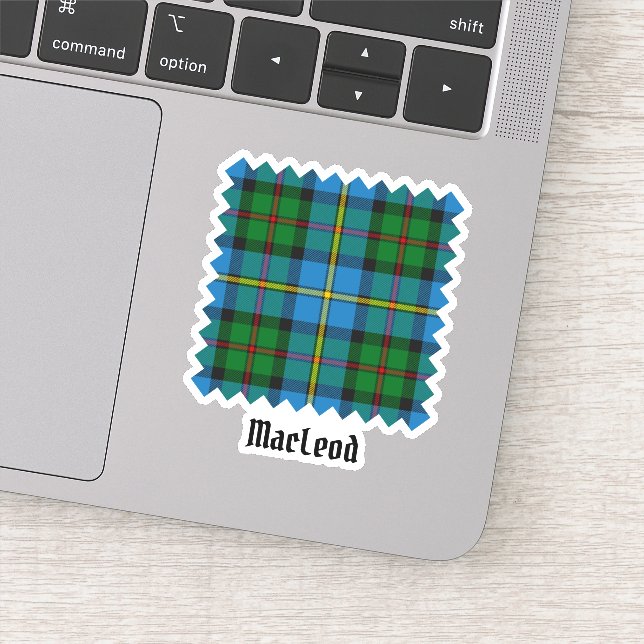 Clan MacLeod Hunting Tartan Sticker (Detail)