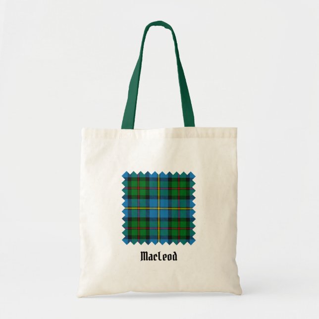 Clan MacLeod Hunting Tartan Tote Bag (Front)