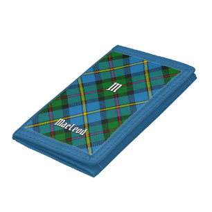 Clan MacLeod Hunting Tartan Trifold Wallet
