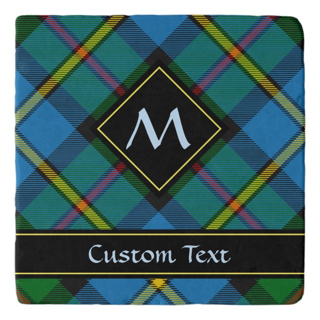 Clan MacLeod Hunting Tartan Trivet (Front)