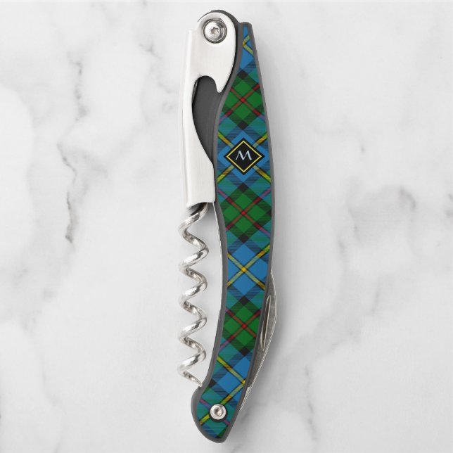 Clan MacLeod Hunting Tartan Waiter's Corkscrew (Front)