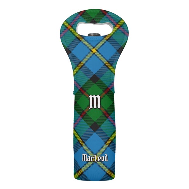 Clan MacLeod Hunting Tartan Wine Bag (Front)