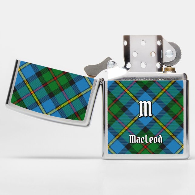 Clan MacLeod Hunting Tartan Zippo Lighter (Opened)