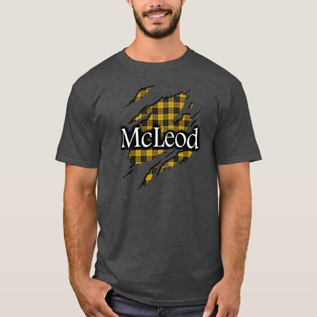 Clan MacLeod McLeod Tartan Spirit Shirt (Front)