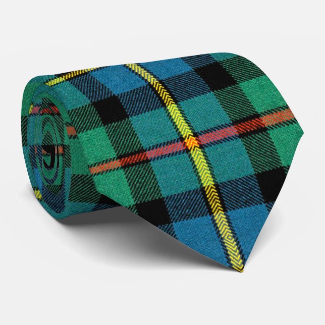 Clan MacLeod of Harris Heavy Weight Tartan Neck Tie (Rolled)