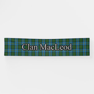 Clan MacLeod of Harris Tartan Scottish Festival Banner