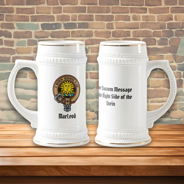 Clan MacLeod of Lewis Crest Beer Stein (Creator Uploaded)