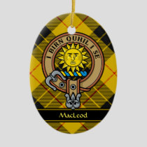 Clan MacLeod of Lewis Crest Ceramic Ornament