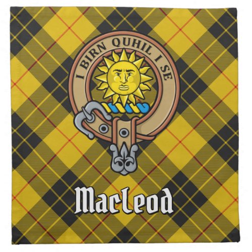 Clan MacLeod of Lewis Crest Cloth Napkin