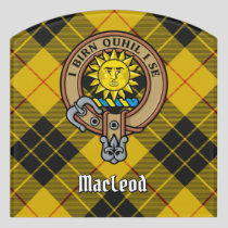 Clan MacLeod of Lewis Crest Door Sign