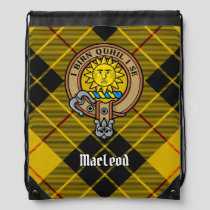 Clan MacLeod of Lewis Crest Drawstring Bag