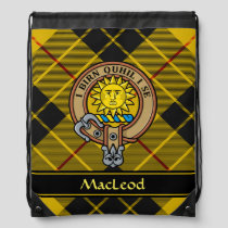 Clan MacLeod of Lewis Crest Drawstring Bag