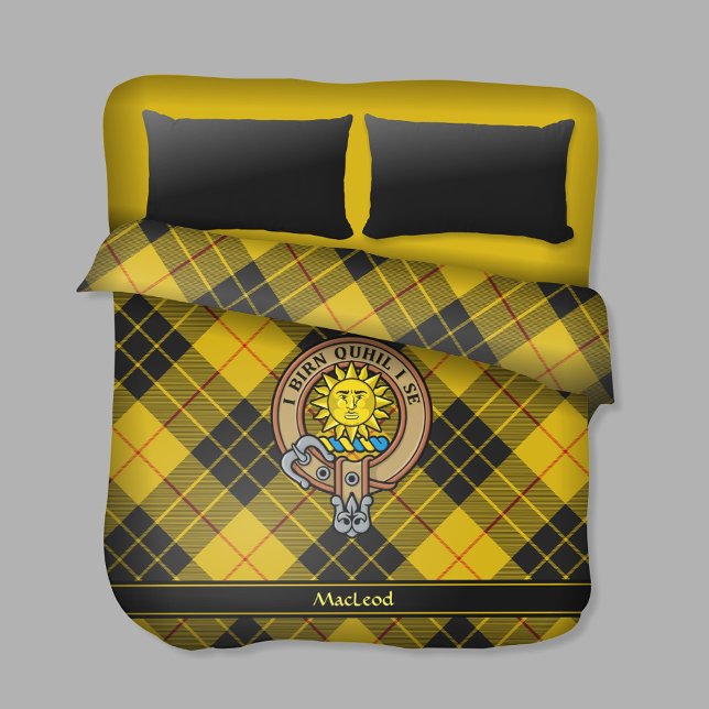 Clan MacLeod of Lewis Crest Duvet Cover (Creator Uploaded)