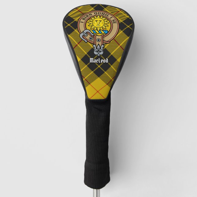Clan MacLeod of Lewis Crest Golf Head Cover (Front)