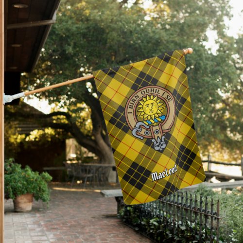 Clan MacLeod of Lewis Crest House Flag