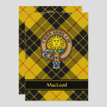 Clan MacLeod of Lewis Crest Invitation