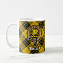 Clan MacLeod of Lewis Crest over Tartan Coffee Mug