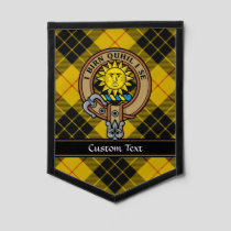 Clan MacLeod of Lewis Crest over Tartan Pennant