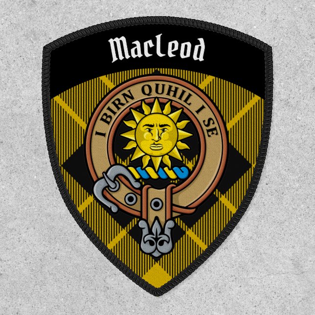 Clan MacLeod of Lewis Crest Patch (Front)