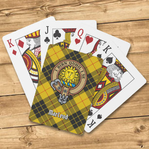 Clan MacLeod of Lewis Crest Poker Cards