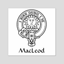 Clan MacLeod of Lewis Crest Self-inking Stamp