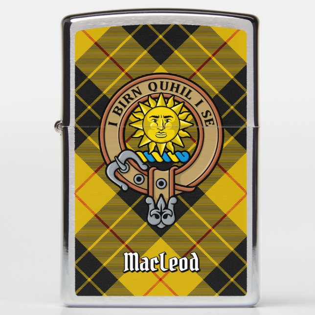 Clan MacLeod of Lewis Crest Zippo Lighter (Front)