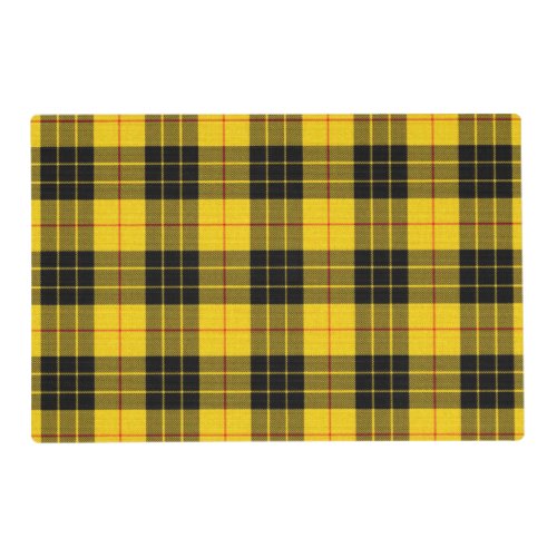 Clan MacLeod of Lewis Scottish Tartan Placemat