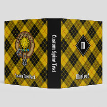 Clan Macleod of Lewis Tartan 3 Ring Binder