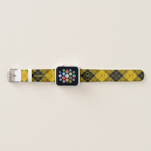 Clan Macleod of Lewis Tartan Apple Watch Band (Front)