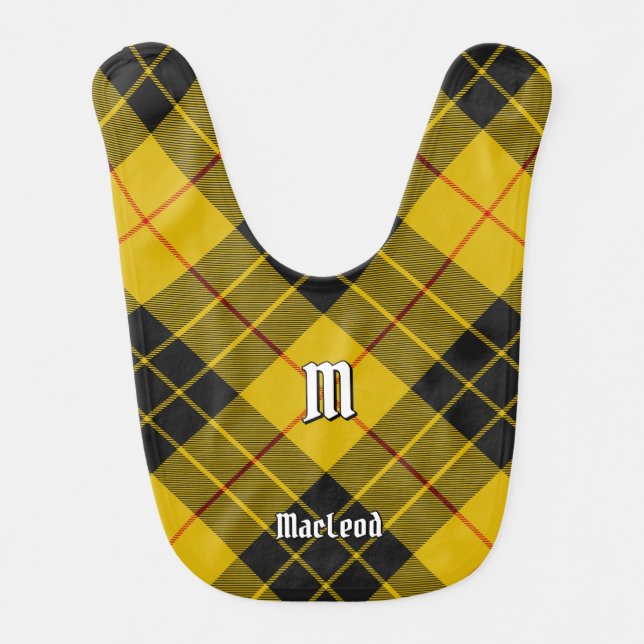 Clan Macleod of Lewis Tartan Baby Bib (Front)