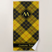 Clan Macleod of Lewis Tartan Beach Towel