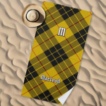 Clan Macleod of Lewis Tartan Beach Towel