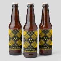 Clan Macleod of Lewis Tartan Beer Bottle Label