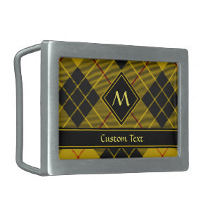 Clan Macleod of Lewis Tartan Belt Buckle