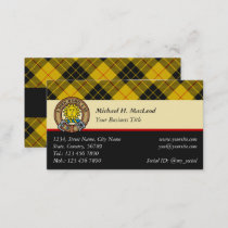 Clan Macleod of Lewis Tartan Business Card