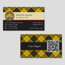 Clan Macleod of Lewis Tartan Business Card