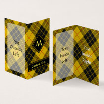 Clan Macleod of Lewis Tartan Business Card