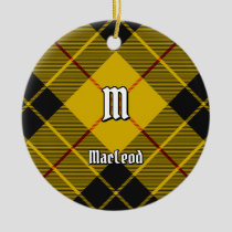 Clan Macleod of Lewis Tartan Ceramic Ornament