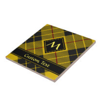 Clan Macleod of Lewis Tartan Ceramic Tile