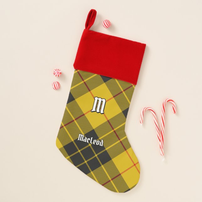 Clan Macleod of Lewis Tartan Christmas Stocking (Front)