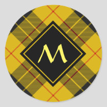 Clan Macleod of Lewis Tartan Classic Round Sticker