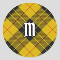 Clan Macleod of Lewis Tartan Classic Round Sticker